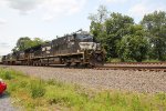 NS 4791 takes grain train 40K down the siding at Cove PA